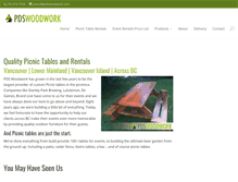 Tablet Screenshot of pdswoodwork.com
